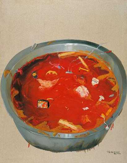 杨劲松 2004年作 火锅